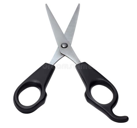 Hairdressing Scissors Isolated On White Background Stock Photo Image