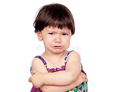 Sad Baby Girl Crying Stock Photo Image Of Child Cute 19793324