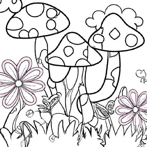 Como Desenhar Plantas E Fungos Uma Cole O De Desenhos Para Imprimir E Colorir