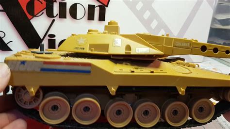 Your cobra commander figure stands in the rotating gun turret on this intense combat vehicle, where he can fire the rotating gatling cannon. Gi Joe Mauler MBT tank resto - YouTube