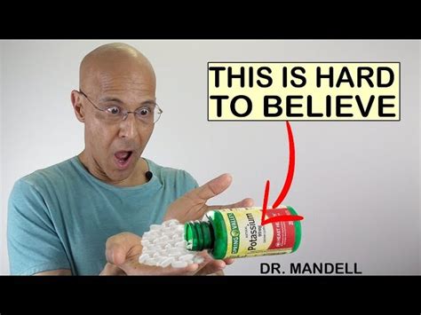 The Shocking Truth About Potassium Supplements Dr Alan Mandell Dc