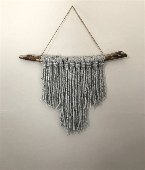 Boho Wall Hanging Modern Wall Hanging Macrame Bohemian Art Yarn Art