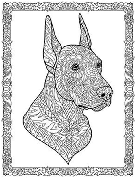 Printable great dane coloring pages. Doodle Dogs | Dog coloring page, Doodle dog