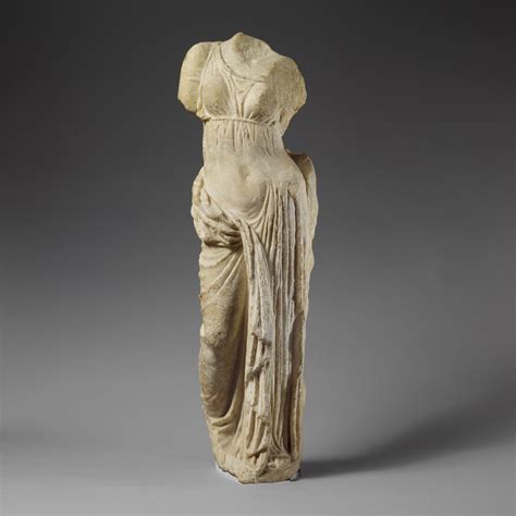 Marble Statue Of Aphrodite Greek Hellenistic The Metropolitan