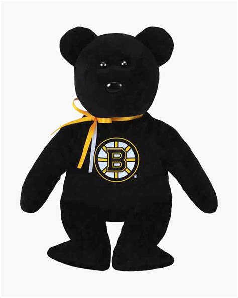 Boston Bruins Mascot Stuffed Animal Boston Bruins Team Shirt Bear