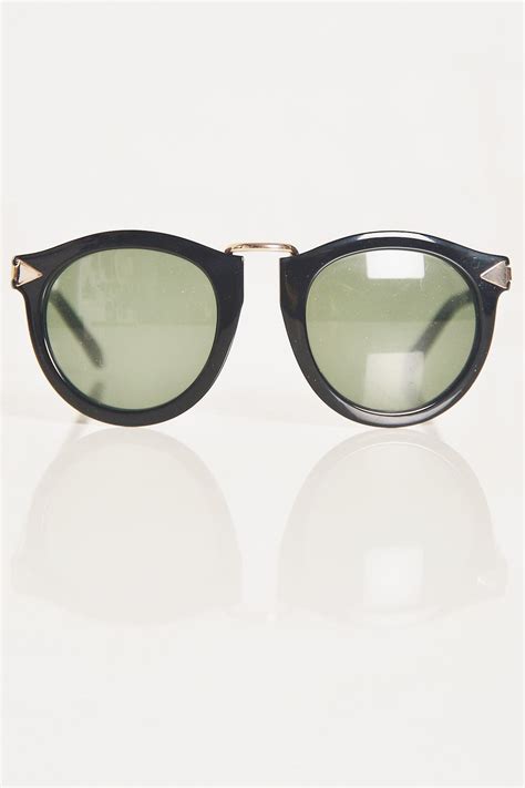 Karen Walker Harvest Sunglasses Blacksilver Garmentory