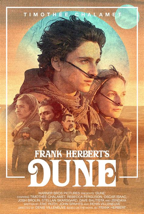 Dune Poster Book Dune De Frank Herbert Book Poster Impermeable And Etsy