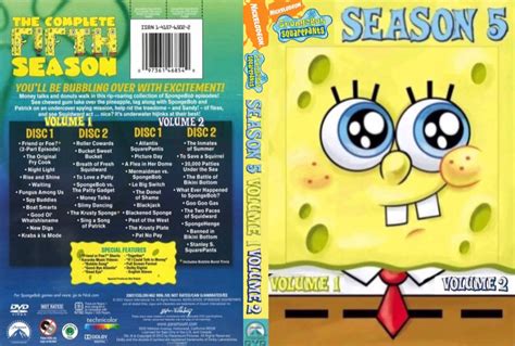 Custom Dvd Cover For Spongebob Season 5 By Carlosoof10 On Deviantart