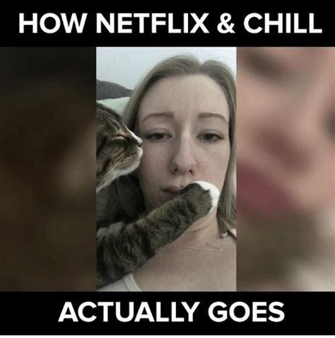Netflix And Chill Meme Captions Cute Viral