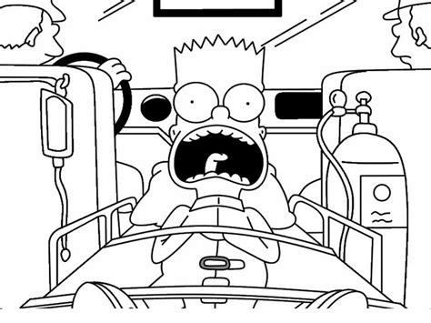 Bart Simpson Coloring Pages Smilecoloring Cool Coloring Pages