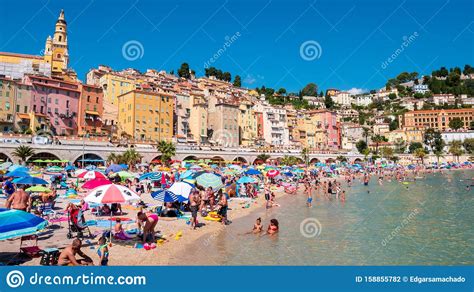 Menton Old Town Editorial Photography Image Of Attraction 158855782