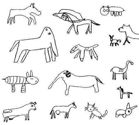 Get inspired by our community of talented artists. Animals drawings by five to seven year old children. In Kellogg 7.... | Download Scientific ...
