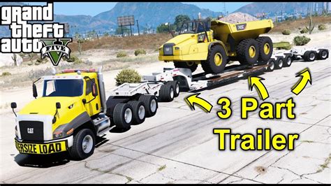 Gta 5 Real Life Mod 86 Hauling Construction Equipment With New