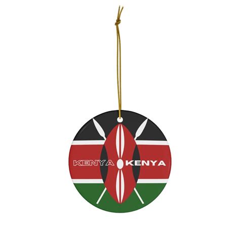 African Christmas Ornament Tree Decoration Kenya T Car Accessory