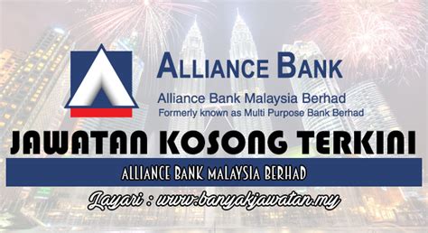 How has alliance bank malaysia berhad's share price performed over time and what events caused price changes? Jawatan Kosong di Alliance Bank Malaysia Berhad - 14 ...