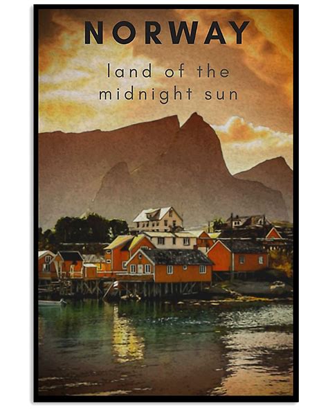 Norway Land Of The Midnight Sun Poster