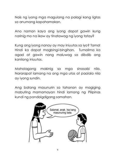 Mga Payo Aral Ng Magulang Na Hindi Sinusunod