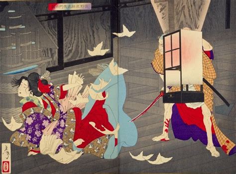 Artistic Depictions Of The Yoshiwara Spree Killings In 1696 A