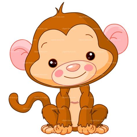Cute Baby Monkey Clip Art Clip Art Library