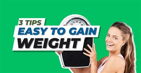 Top 3 Health Tips For Weight Gain Get Weight Fast