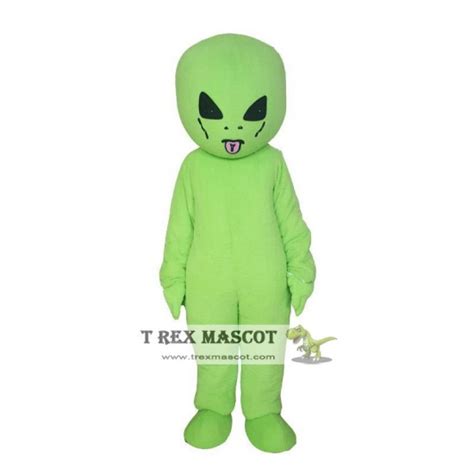 Green Aliens Mascot Costume For Adult
