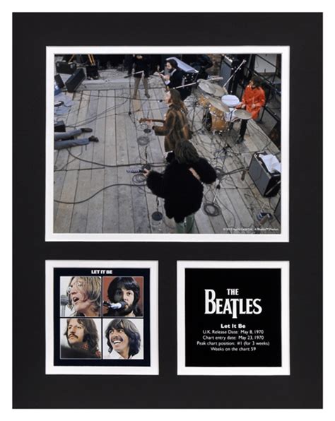 Beatles Photographs The Beatles Apple Corps Rooftop 11x14 Matted Photo
