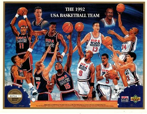 6.4 (17 votes) click here to rate 1991-92 Upper Deck Sheets #NNO 1992 USA Basketball Team ...