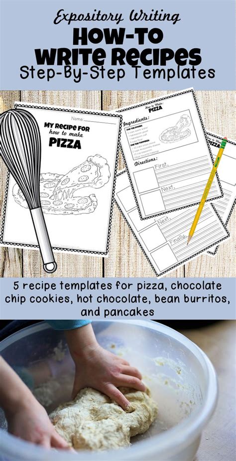 How To Write Recipes Expository Writing Activity How To Writing