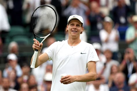 Jannik Sinner, 21, sets a Wimbledon record... at least for a day