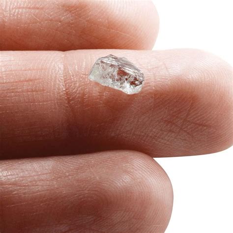 0 99 carat white rough diamond crystal the raw stone