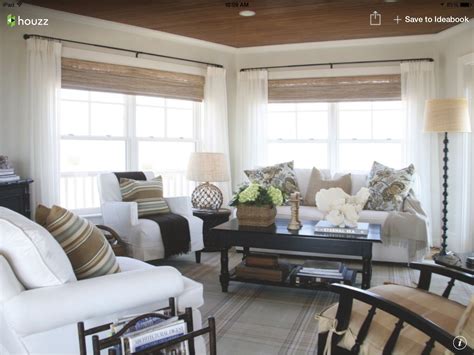 Cottage On The Beach Style Like The Room And The Window Treatments