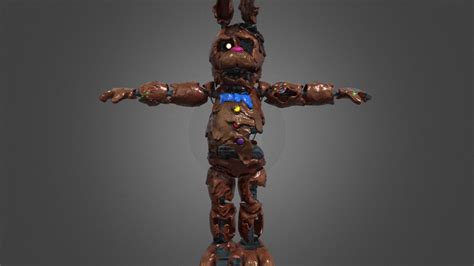 Melted Chocolate Bonnie Special Delivery Download Free 3d Model By