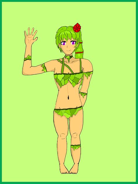 My First Fanart Of The Dryad Rterraria
