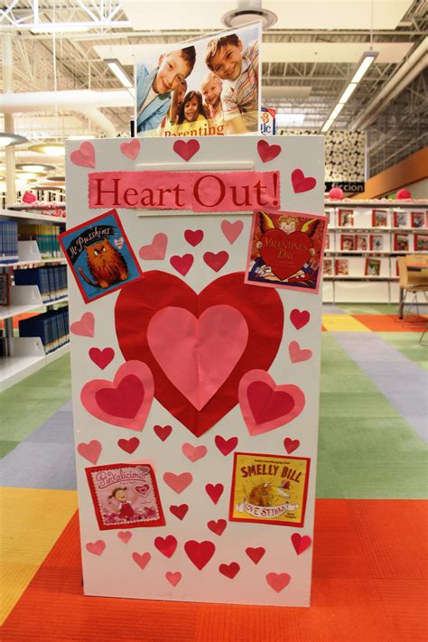 Mpl February 2014 Displays Library Book Displays Valentines Day