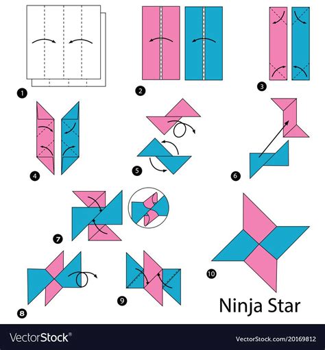 Step By Step Instructions How To Make Origami A Ninja Star Download A