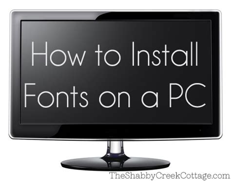 Learn how to install and configure memcached server on ubuntu and install php extension and python extension. How to Install Fonts on a PC - The Shabby Creek Cottage