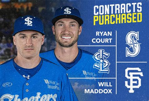 Infielders Ryan Court And Will Maddox Have Contracts Purchased