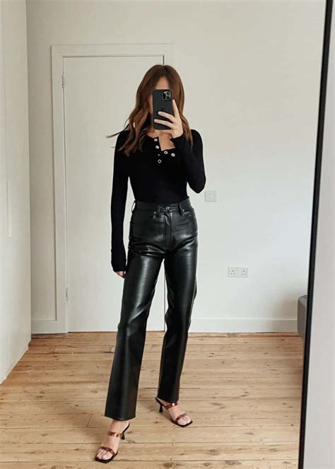 19 Chic Leather Pants Outfit Ideas That Prove You Need A Pair