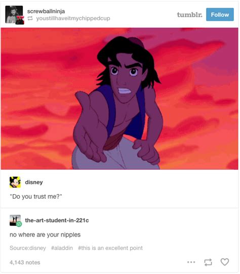 And Aladdins Nipples Tumblr Posts That Prove Disney Has The