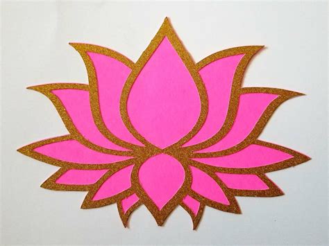 Lotus Cut Outs Lotus Cutoutlotus Die Cutsindian Pooja Etsy