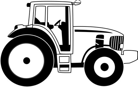 Omalovánka Traktor 1600x1012 Px Obrázek K Vytištění Pro Děti K Vybarvení