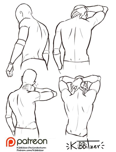 Kibbitzer Patreon Poses Drawing Reference Body Kibbitzer Male Pose