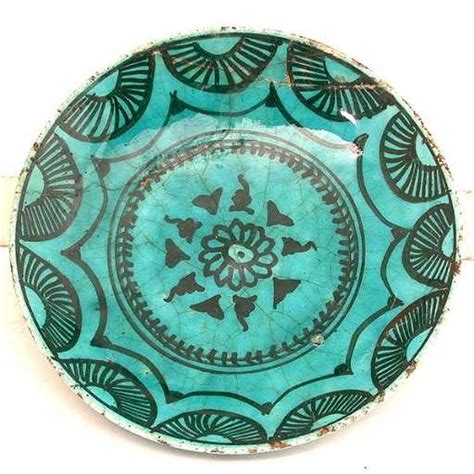 484 Early Persian Ceramic Plate Seljuk Manner