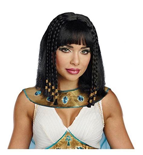 Dreamgirl Egyptian Queen Wig Cleopatra Adult Womens Halloween Costume 10832 Fearless Apparel
