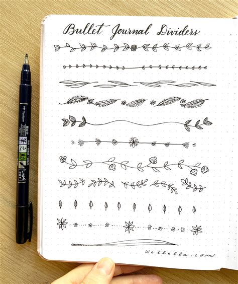 76 Bullet Journal Dividers Thatll Add Infinite Cuteness To Your Bujo