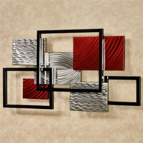Red Grey And Black Wall Art Oversized Art Such As A Large Giclee