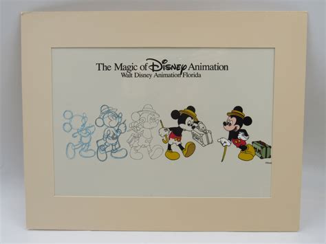 The Magic Of Disney Animation Series Cel Mickey Mouse Etsy In 2022