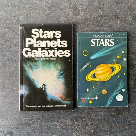 Vintage Astronomy Books Stars Golden Guide Bantam Books Etsy