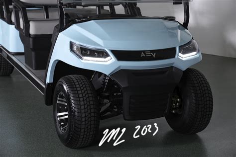 2023 Advanced Ev Advent Custom Tiffany Blue 6 Passenger Golf Cart