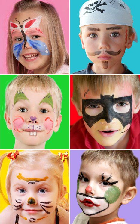 Idées Et Modèles De Maquillages Pour Enfants Déguisements à Fabriquer